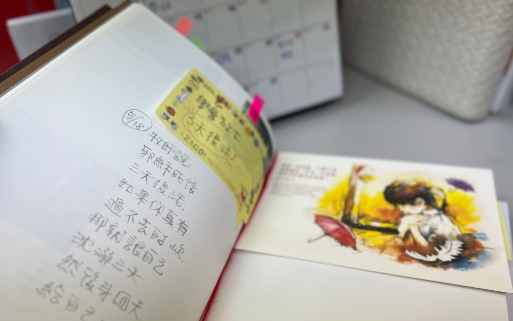 手帳開箱｜2025珠友手帳，花布書衣＆日本巴川紙，高質感紀錄每日生活