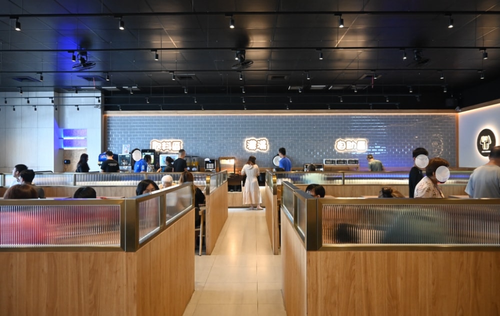 牛釜山牛排用餐空間