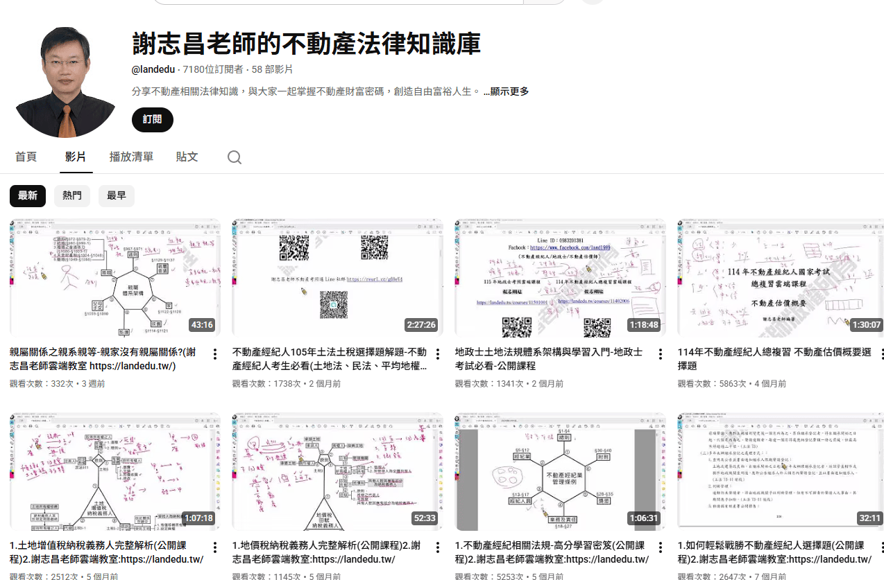 不動產經紀人考試|免費資源|小額訂閱頻道|不動產證照考試資源 - 第13張圖 不動產經紀人考試|免費資源|小額訂閱頻道|不動產證照考試資源